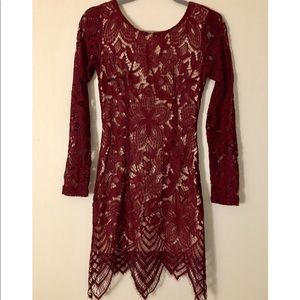 It is a dress burgundy color.